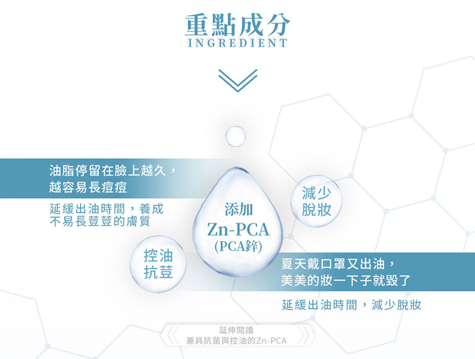 簡單保養舒緩化粧水_Zn PCA