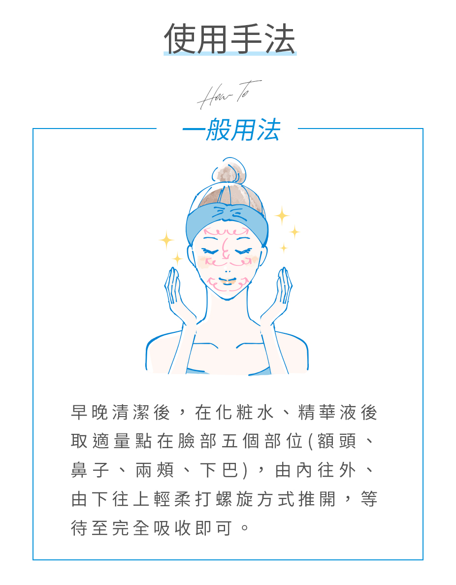 簡單保養B5修護霜手法
