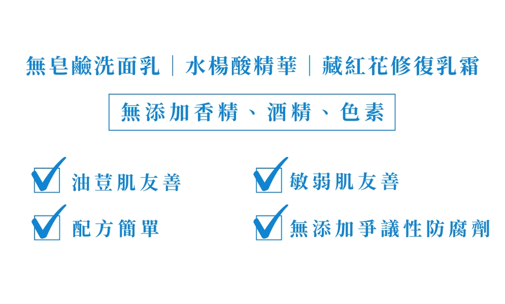 乾肌潤澤保濕組(洗面乳+B3+乳霜)警語