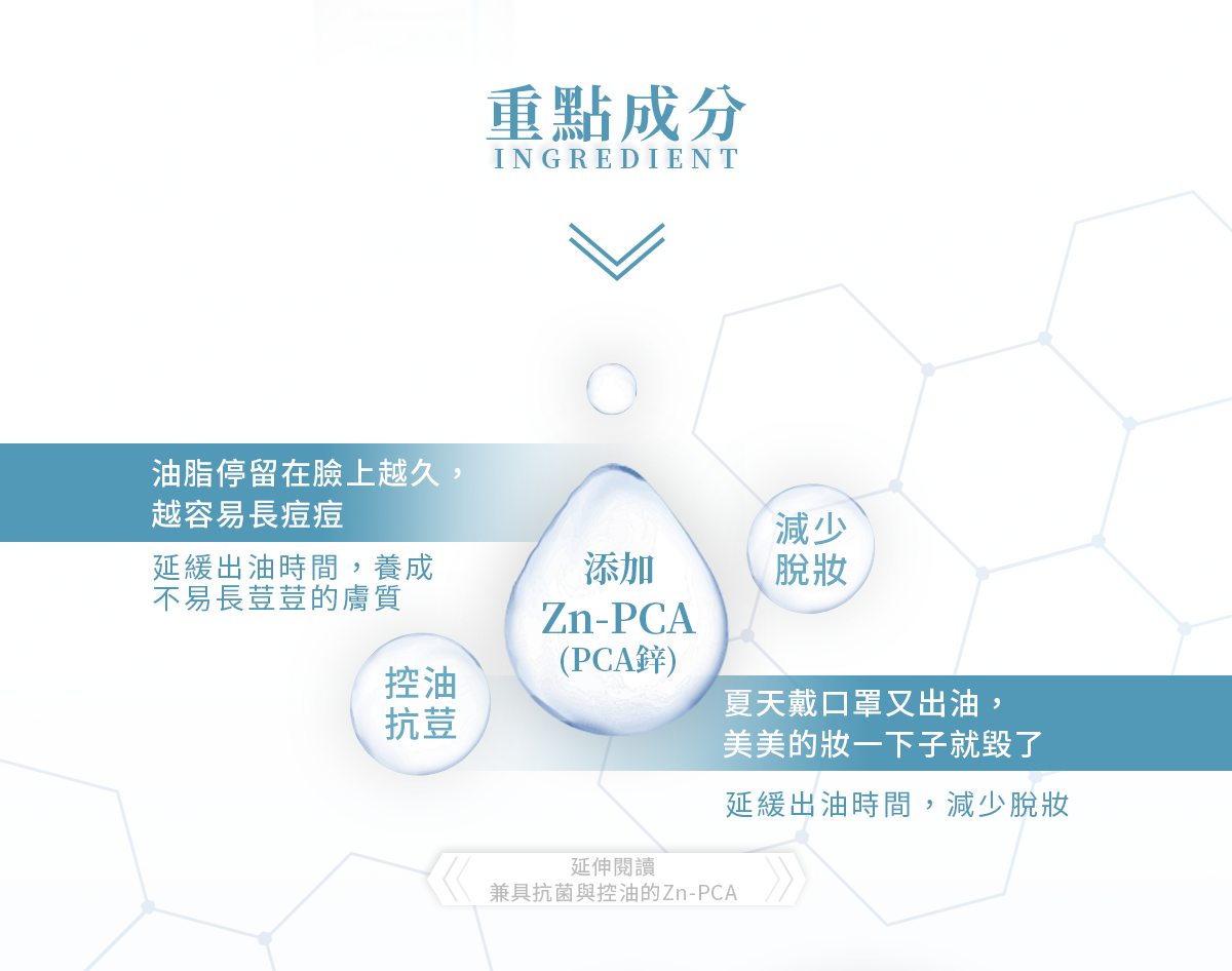 簡單保養舒緩化粧水_Zn PCA